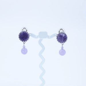 アメシストのイヤリング