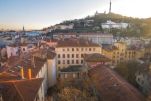 リヨンの街並み