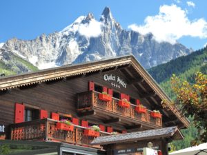 シャモニー近郊の風景