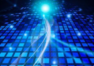 テクノロジー進歩を表現する抽象的な画像