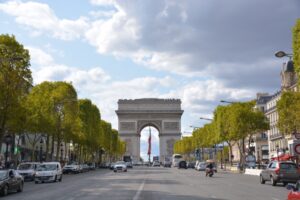 フランスのパリの凱旋門