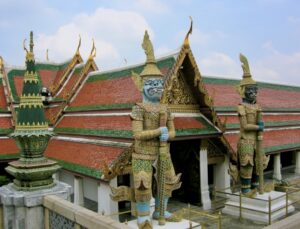 タイのバンコクのエメラルド寺院