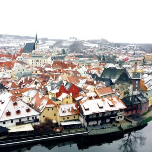 チェコの雪景色