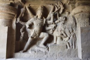 インドの寺院の石像