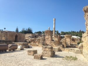 チュニジアの首都チュニスのカルタゴ遺跡