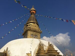 ネパールの寺院
