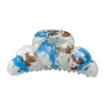 ヘアクリップ ローズ ラインストーン ホワイト ブルー ブラウン Sサイズ 150893